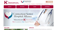 Desktop Screenshot of hebrewhealthcare.org